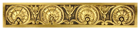Notting Hill NHP-608-SG: 4" cc Kensington Cabinet Pull - 24K Satin Gold