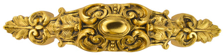 Notting Hill NHP-611-SG: 4" cc Queensway Cabinet Pull - 24K Satin Gold