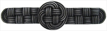 Notting Hill NHP-639-AP: 3" cc Classic Weave Cabinet Pull - Antique Pewter