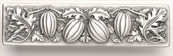 Notting Hill NHP-651-AP: 3" cc Autumn Squash Cabinet Pull - Antique Pewter