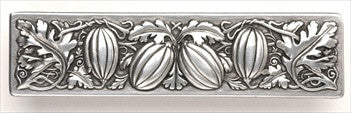 Notting Hill NHP-651-BP: 3" cc Autumn Squash Cabinet Pull - Brilliant Pewter
