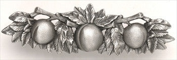 Notting Hill NHP-654-AP: 3" cc Georgia Peach Cabinet Pull - Antique Pewter