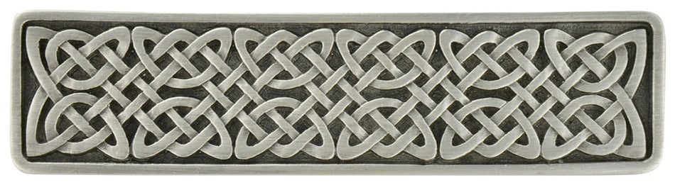 Notting Hill NHP-657-AP: 3" cc Celtic Isles Cabinet Pull - Antique Pewter