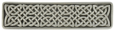 Notting Hill NHP-657-AP: 3" cc Celtic Isles Cabinet Pull - Antique Pewter