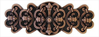 Notting Hill NHP-676-AC: 3" cc Chateau Cabinet Pull - Antique Copper