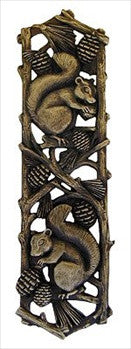 Notting Hill NHP-677-AB: 3" cc Grey Squirrel Cabinet Pull - Antique Brass