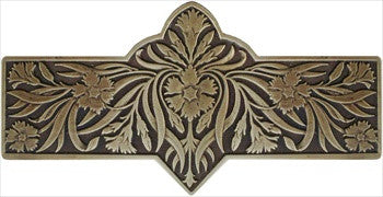 Notting Hill NHP-678-AB: 3" cc Dianthus Cabinet Pull - Antique Brass
