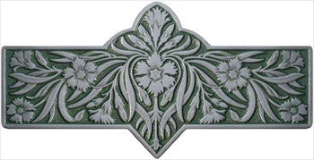 Notting Hill NHP-678-AP-C: 3" cc Dianthus Cabinet Pull - Sage/Antique Pewter