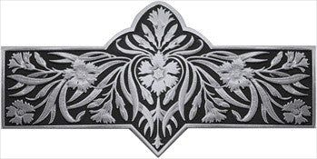 Notting Hill NHP-678-BP-D: 3" cc Dianthus Cabinet Pull - Bright Pewter