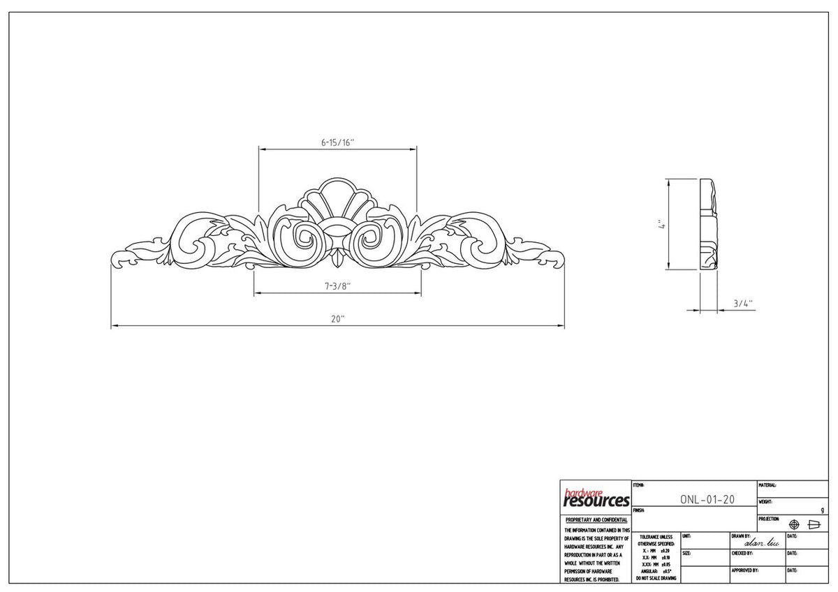 Specification Drawing