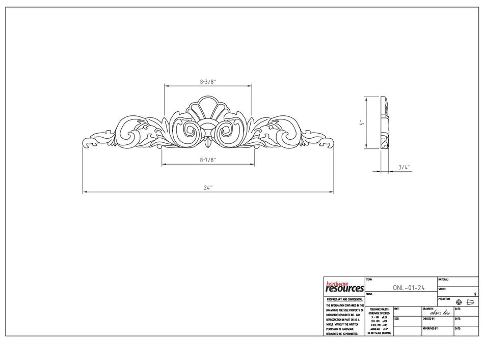 Specification Drawing