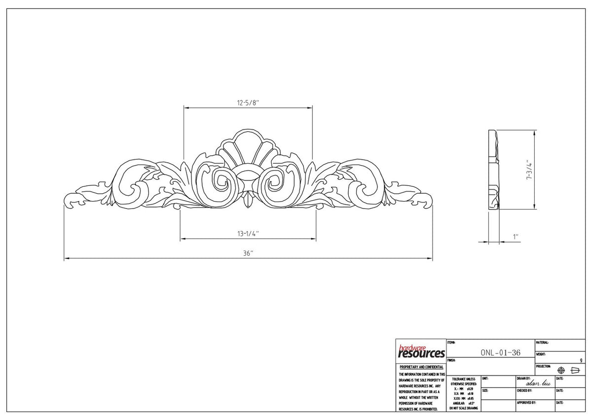 Specification Drawing