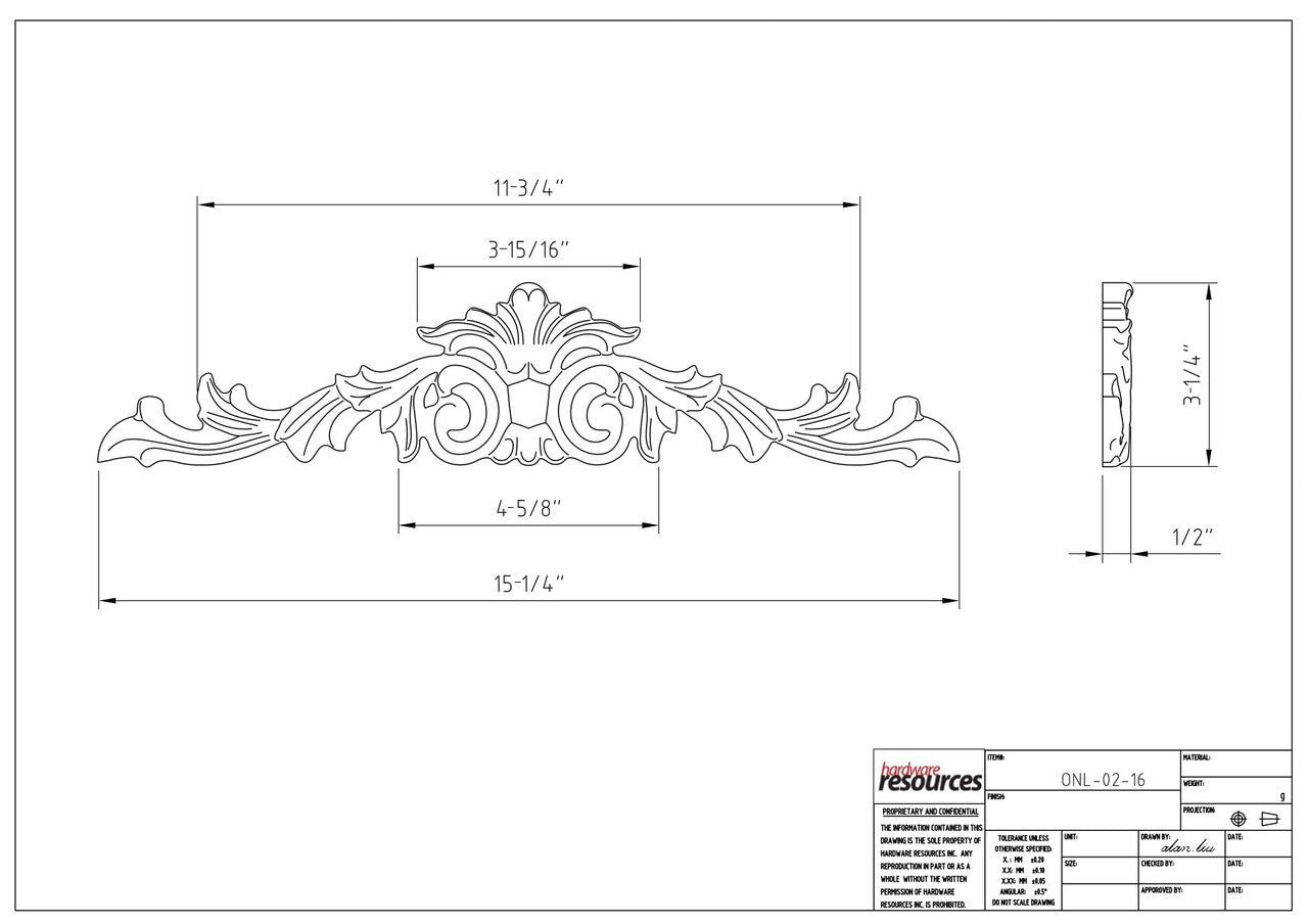 Specification Drawing