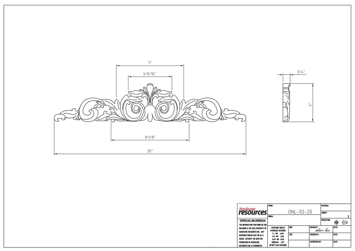 Specification Drawing