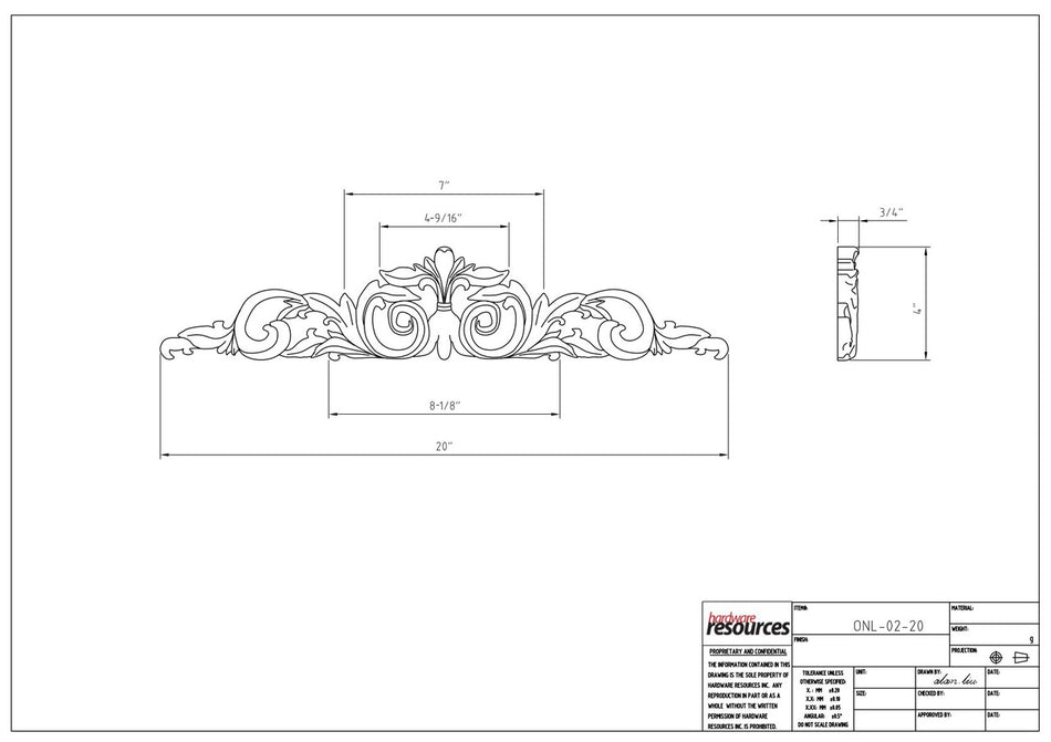 Specification Drawing