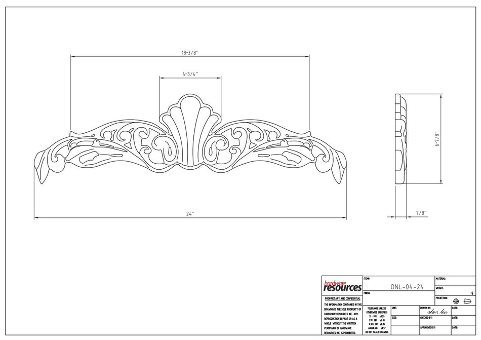 Specification Drawing