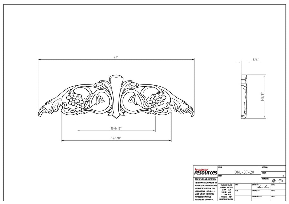 Specification Drawing