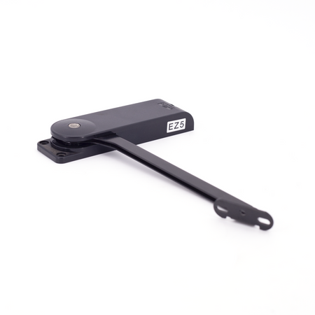 Sugatsune OV-EZ-5L/BL: Lift Assist Mechanism for Over-The-Top Flipper Doors - Nickel/Black