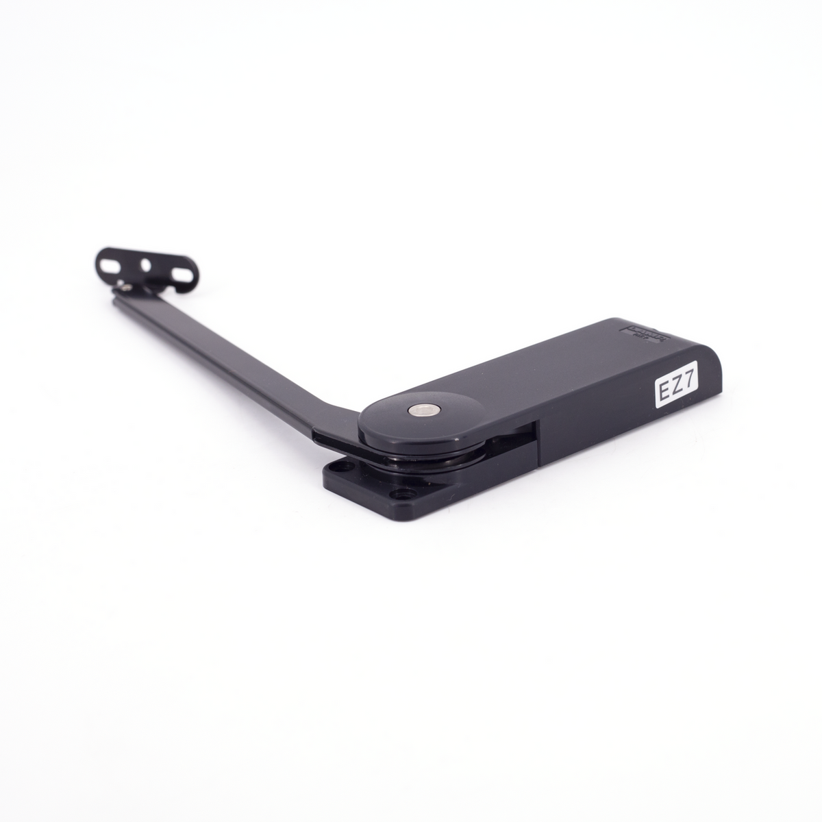 Sugatsune OV-EZ-7L/BL: Lift Assist Mechanism for Over-The-Top Flipper Doors - Nickel/Black