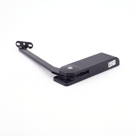 Sugatsune OV-EZ-7L/BL: Lift Assist Mechanism for Over-The-Top Flipper Doors - Nickel/Black