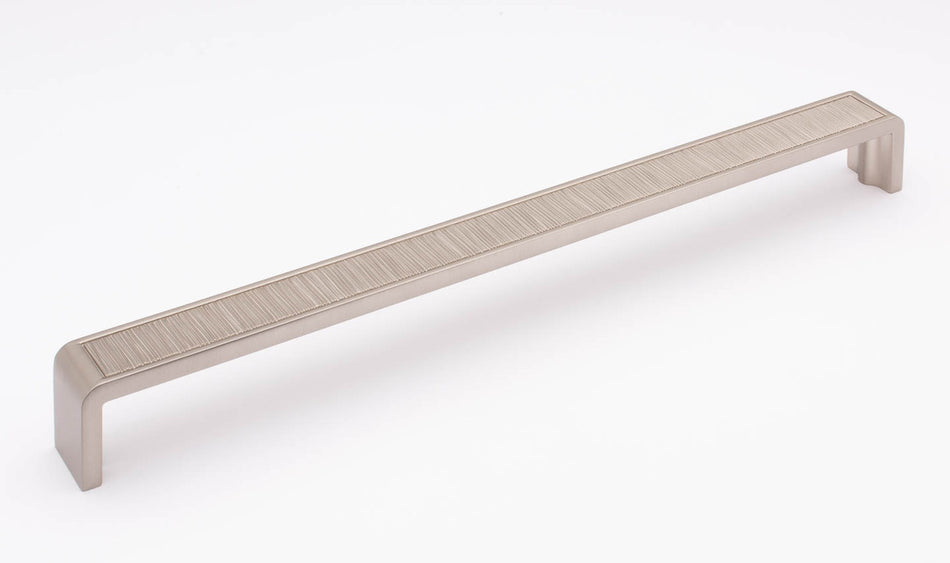 Sietto P-2001-12-SN: 12" cc Brushed Cabinet Pull - Satin Nickel