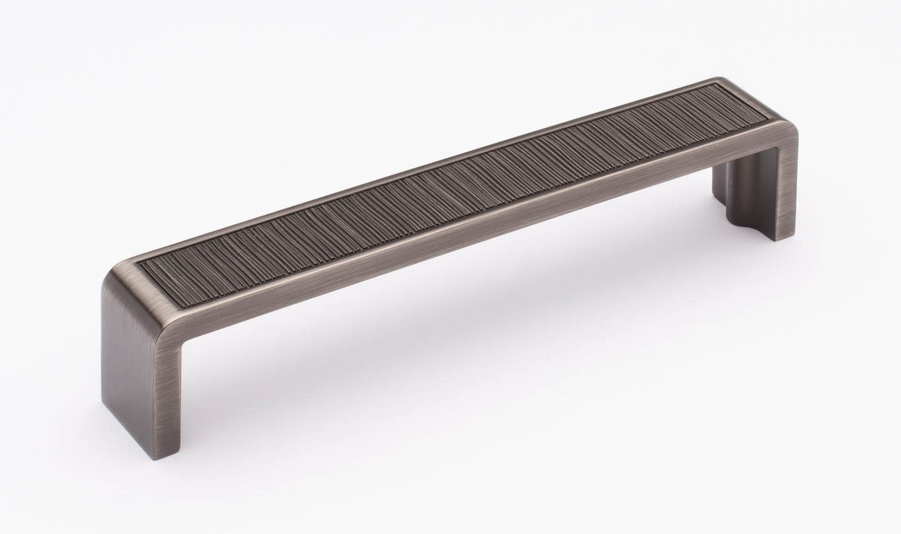 Sietto P-2001-6-G: 6" cc Brushed Cabinet Pull - Gunmetal