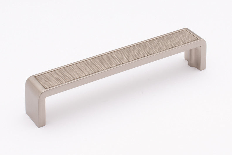 Sietto P-2001-6-SN: 6" cc Brushed Cabinet Pull - Satin Nickel
