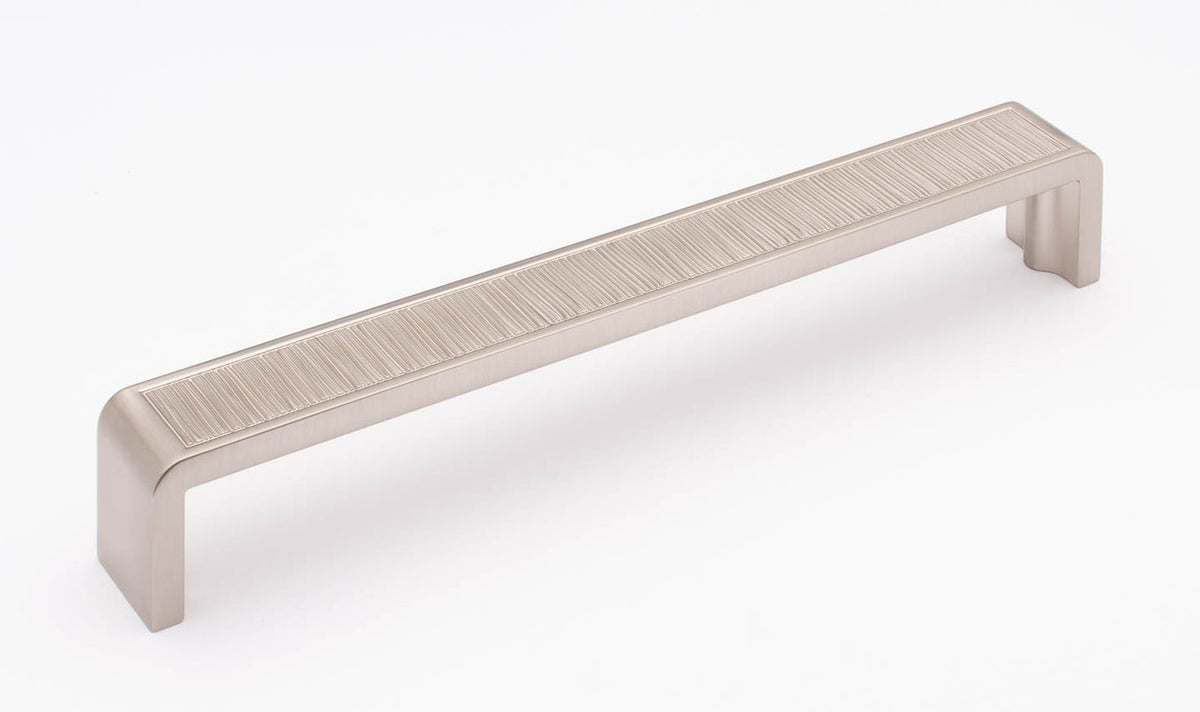 Sietto P-2001-8-SN: 8" cc Brushed Cabinet Pull - Satin Nickel