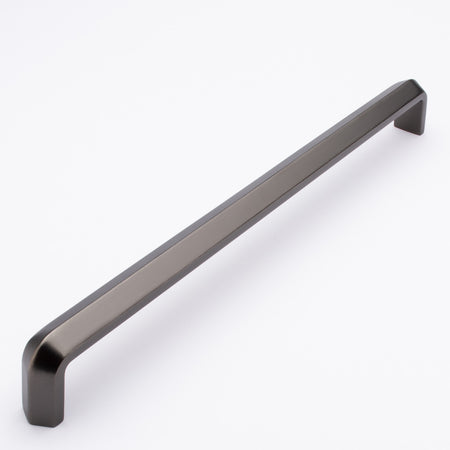 Sietto P-2003-12-G: 12" cc Eternity Cabinet Pull - Gunmetal