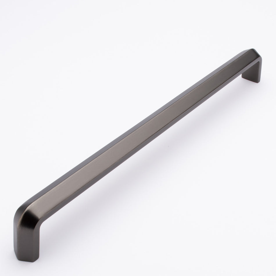 Sietto P-2003-12-G: 12" cc Eternity Cabinet Pull - Gunmetal