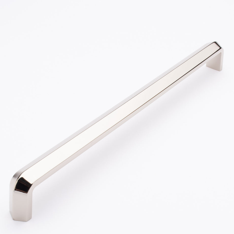 Sietto P-2003-12-PN: 12" cc Eternity Cabinet Pull - Polished Nickel