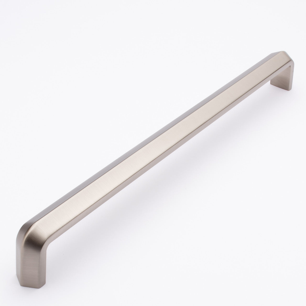 Sietto P-2003-12-SN: 12" cc Eternity Cabinet Pull - Satin Nickel