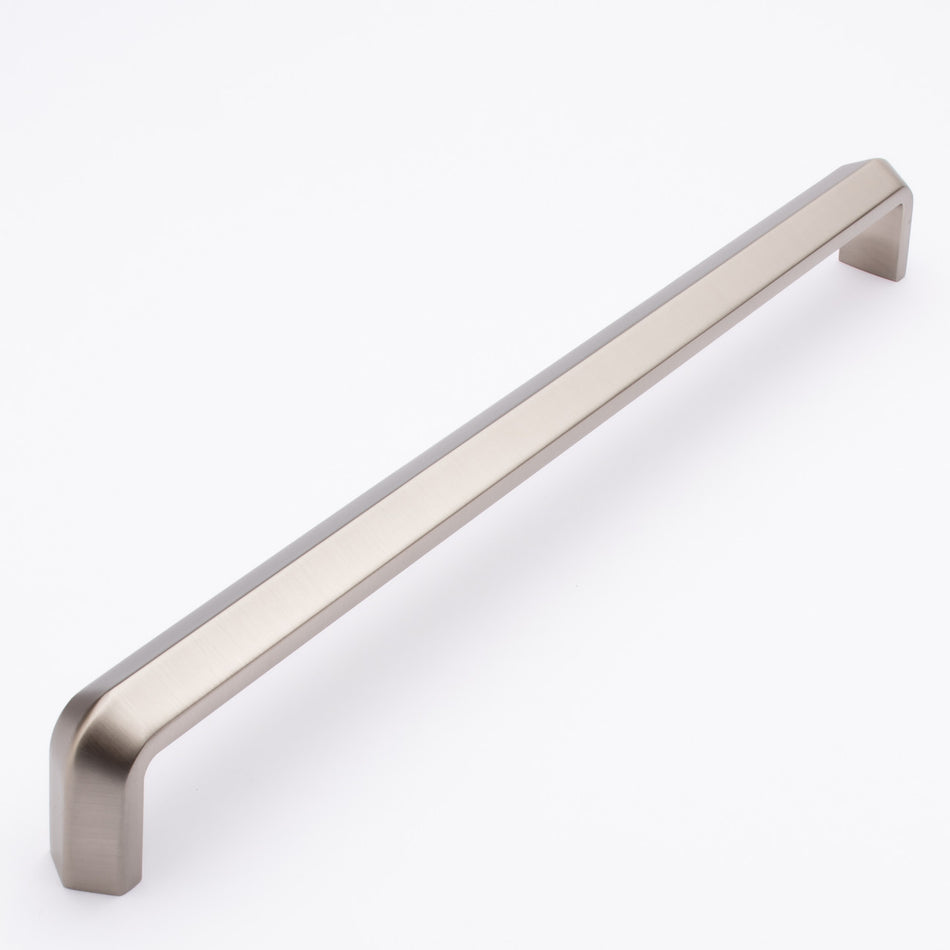 Sietto P-2003-12-SN: 12" cc Eternity Cabinet Pull - Satin Nickel