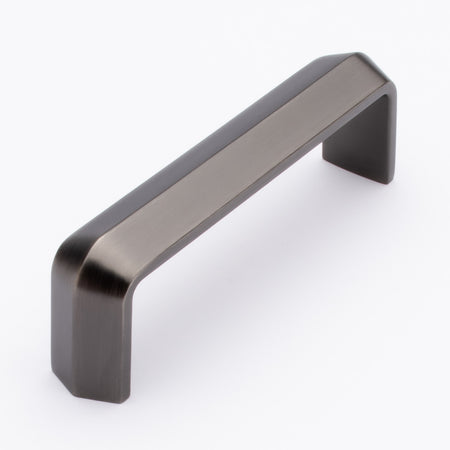 Sietto P-2003-4-G: 4" Eternity Cabinet Pull - Gunmetal