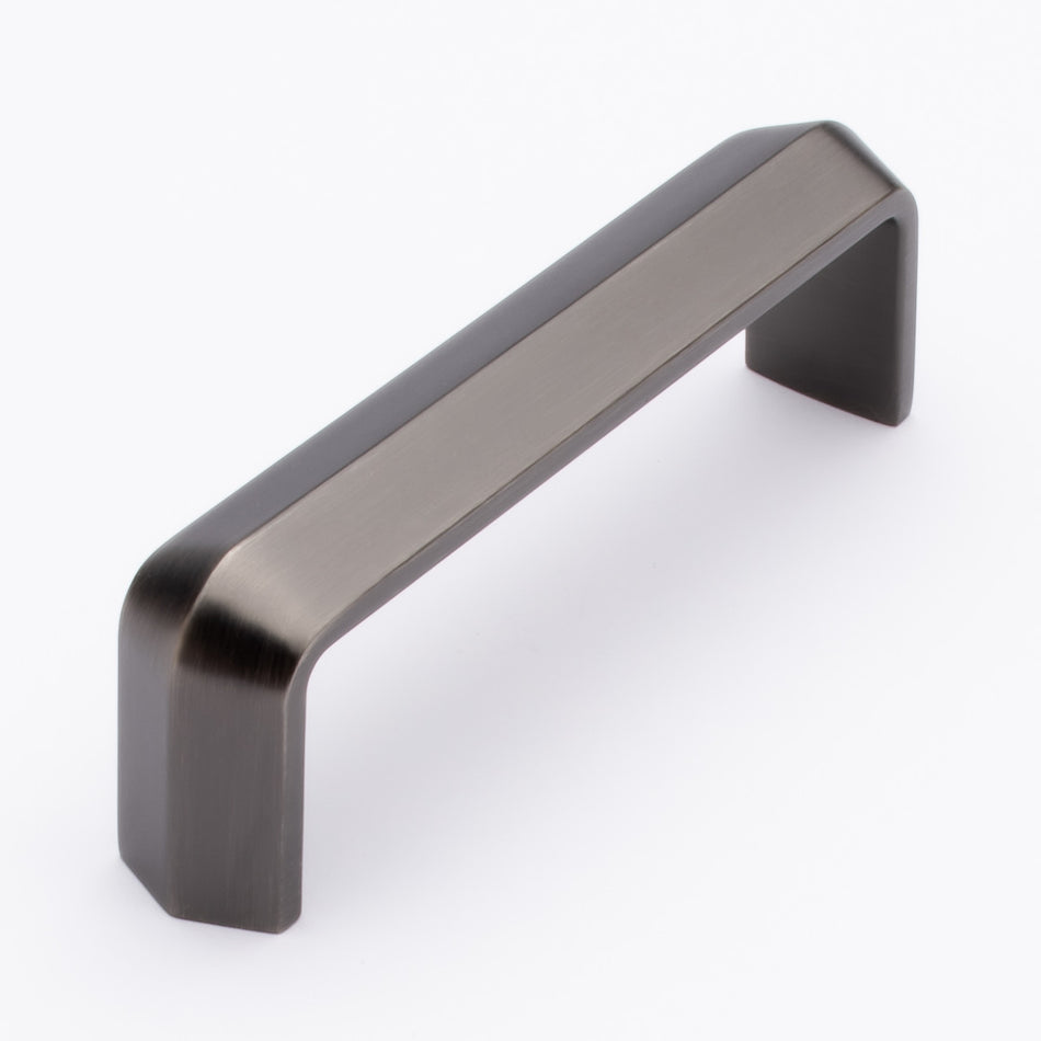 Sietto P-2003-4-G: 4" Eternity Cabinet Pull - Gunmetal