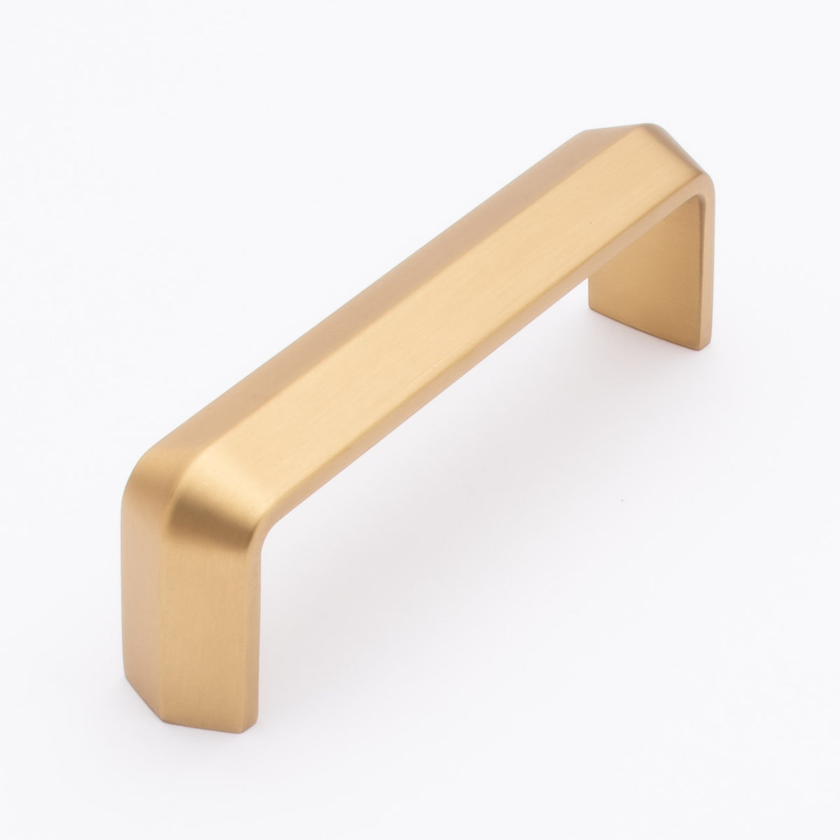 Sietto P-2003-4-SB: 4" cc Eternity Cabinet Pull - Satin Brass