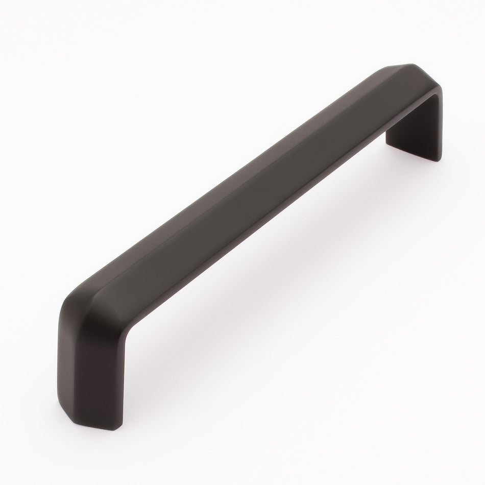 Sietto P-2003-6-MB: 6" cc Eternity Cabinet Pull - Matte Black