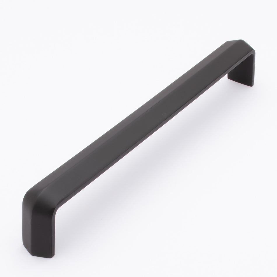 Sietto P-2003-8-MB: 8" cc Eternity Cabinet Pull - Matte Black