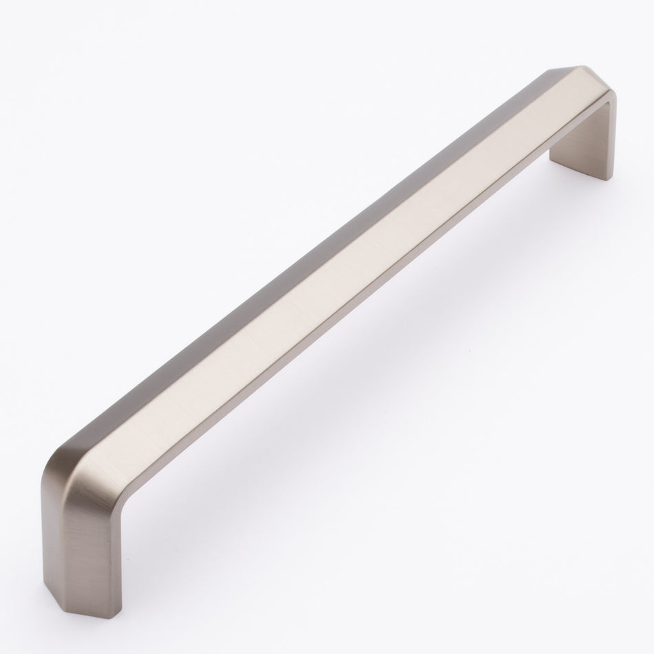 Sietto P-2003-8-SN: 8" cc Eternity Cabinet Pull - Satin Nickel