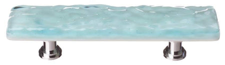 Sietto P-208: 3" cc Glacier Cabinet Pull - Light Aqua