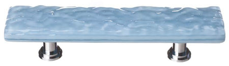 Sietto P-215: 3" cc Glacier Cabinet Pull - Powder Blue