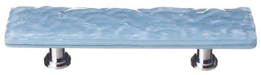 Sietto P-215: 3" cc Glacier Cabinet Pull - Powder Blue
