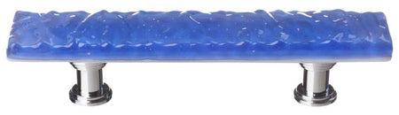Sietto P-219: 3" cc Glacier Cabinet Pull - Sky Blue