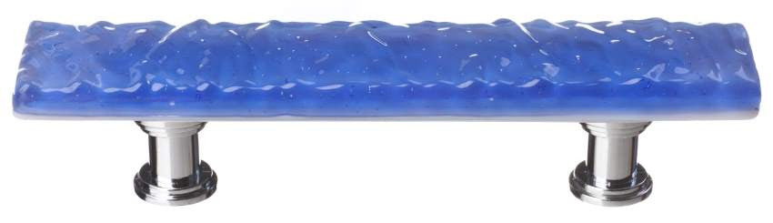 Sietto P-219: 3" cc Glacier Cabinet Pull - Sky Blue