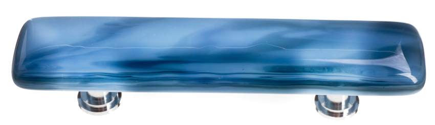 Sietto P-303: 3" cc Cirrus Cabinet Pull - Marine Blue