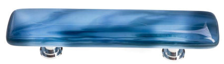 Sietto P-303: 3" cc Cirrus Cabinet Pull - Marine Blue