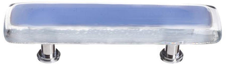 Sietto P-704: 3" cc Reflective Cabinet Pull - Sky Blue