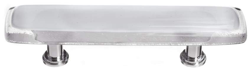 Sietto P-710: 3" cc Reflective Cabinet Pull - Blue-Grey