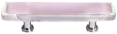 Sietto P-717: 3" cc Reflective Cabinet Pull - Pink