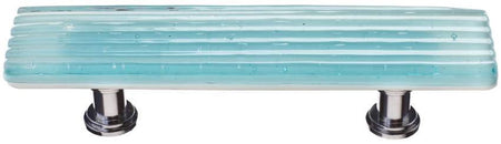 Sietto P-801: 3" cc Texture Cabinet Pull - Light Aqua